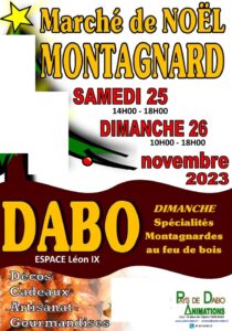 Marché de Noël Montagnard à Dabo, Moselle (57) - 2023