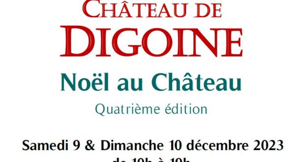 Marché de Noël au Château de Digoine, Saône-et-Loire (71)