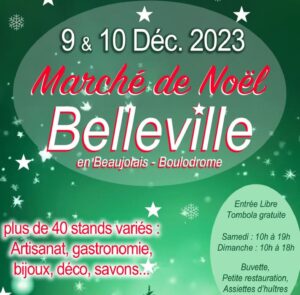 Marché de Noël de Belleville sur Saône, Rhône (69)