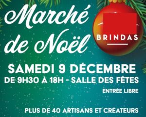 Marché de Noël de Brindas, Rhône (69)