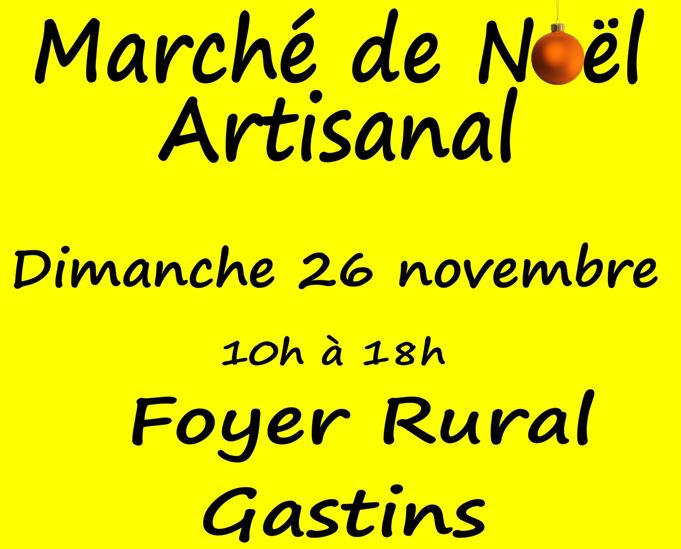 Marché de Noël de Gastins, Seine-et-Marne (77)