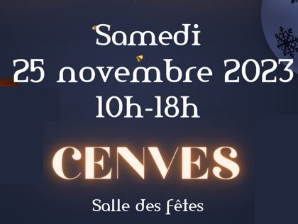 Marché de Noël de Cenves, Rhône (69)
