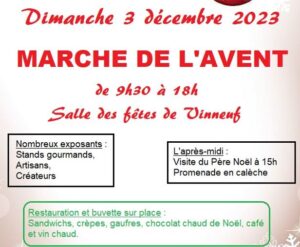 Marché de Noël de Vinneuf, Yonne (89)
