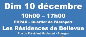 Marché de Noël au parc des Résidences de Bellevue, Bourges, Cher (18)