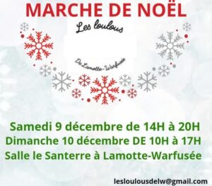 Marché de Noël de Lamotte-Warfusée, Somme (80)