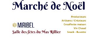 Marché de Noël de Miribel, Ain (01)