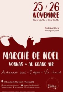 Marché de Noël de Vonnas, Ain (01)