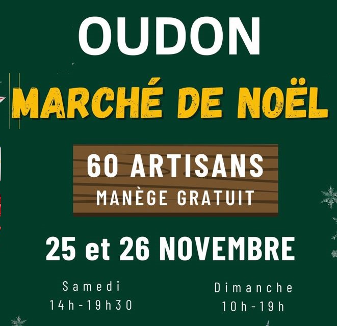 Marché de Noël d'Oudon, Loire-Atlantique (44)
