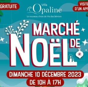 Marché de Noël de La Résidence Seniors Villa Opaline, Lagord, Charente-Maritime (17)