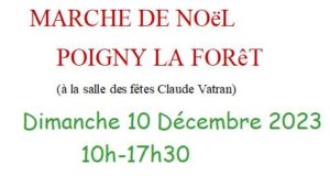 Marché de Noël de Poigny-la-Forêt, Yvelines (78)