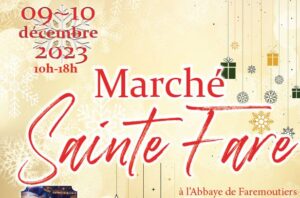 Marché de Noël de l’Abbaye de Faremoutiers, Seine-et-Marne (77)